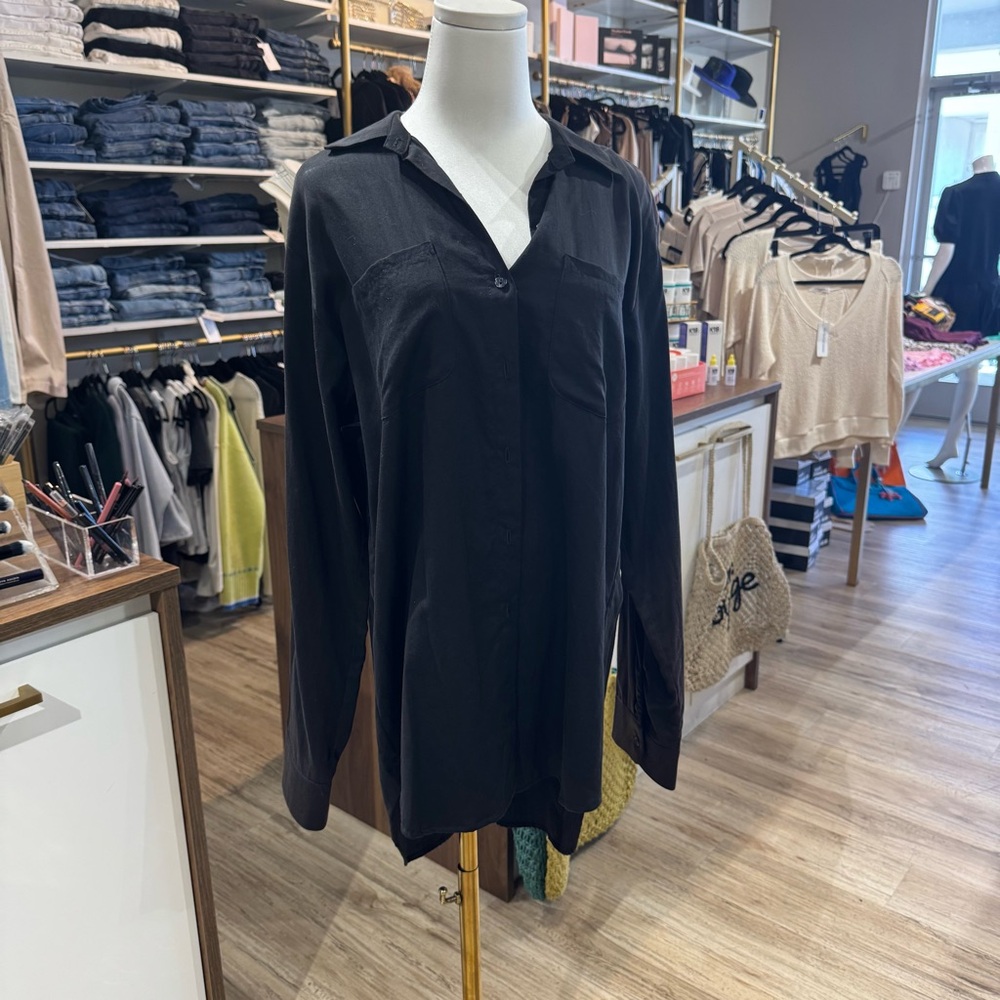Elegant Black Women's Blouse